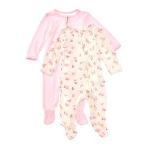 Shabby Chic  2Pk Footie Set, White